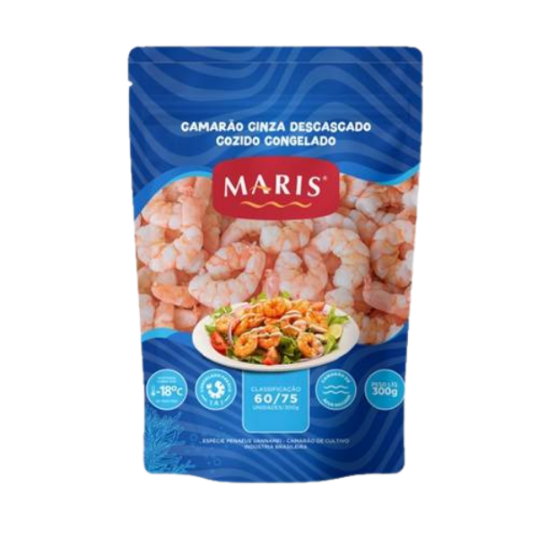 CAMARAO DESCASCADO COZIDO 60/75 300G