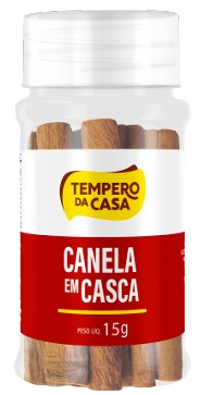 CANELA EM CASCA TEMP DA CASA 15G