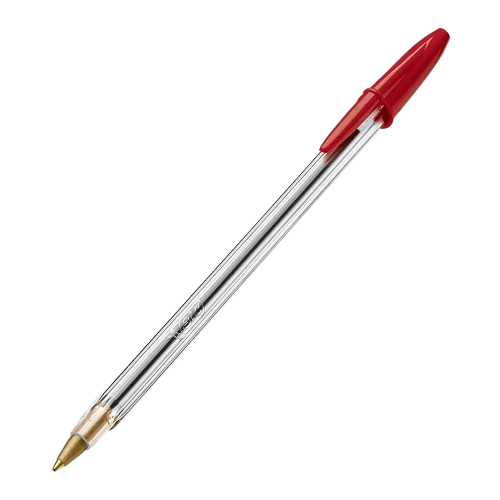 CANETA BIC CRISTAL VERMELHA