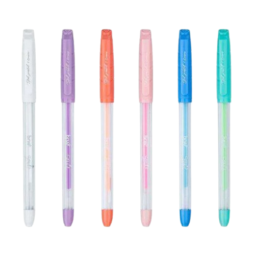 CANETA BRW GEL 1.0 SORT PASTEL