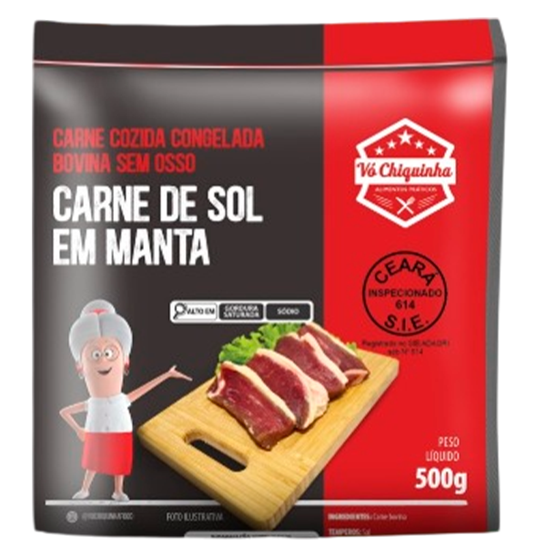 CARNE DO SOL DESF VO CHIQUINHA 500G