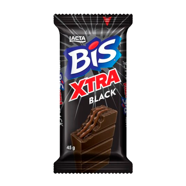 CHOC BIS LACTA XTRA BLACK 45G