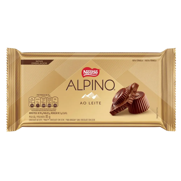 CHOC TAB NESTLE ALPINO 80G
