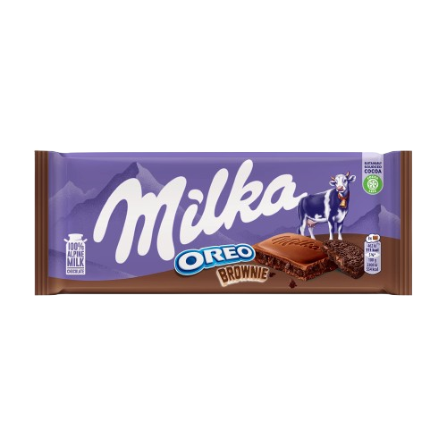 CHOCOLATE MILKA OREO BROWNIE 100G