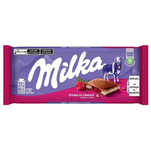 CHOCOLATE MILKA RASPBERRY 100G