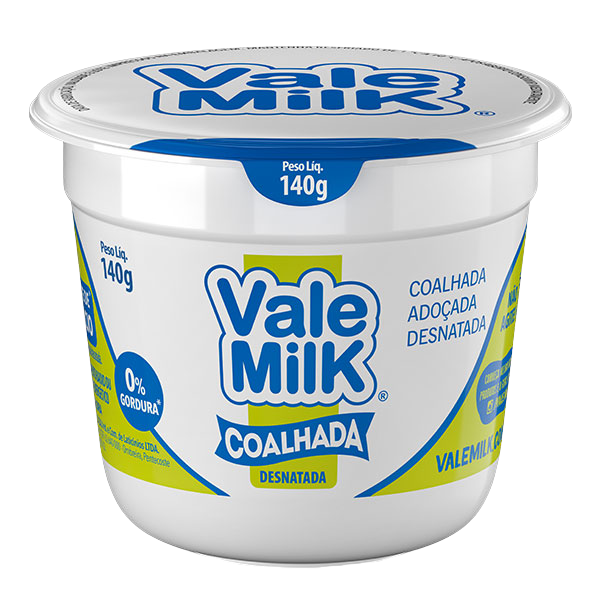 COALHADA VALE MILK DESNATADA 140G