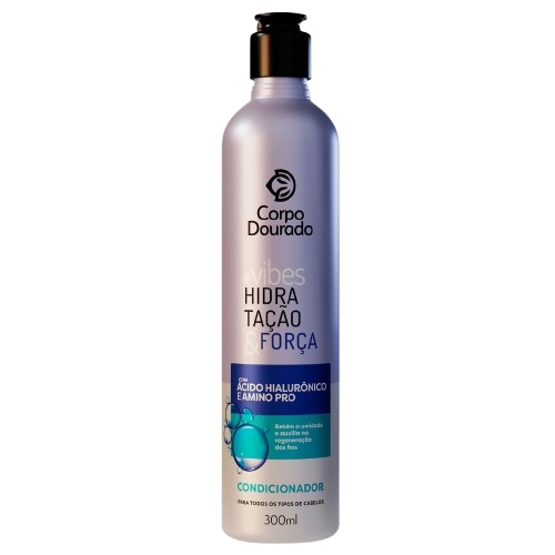 COND CORPO DOURADO VIBES HIDRATA. 300ML