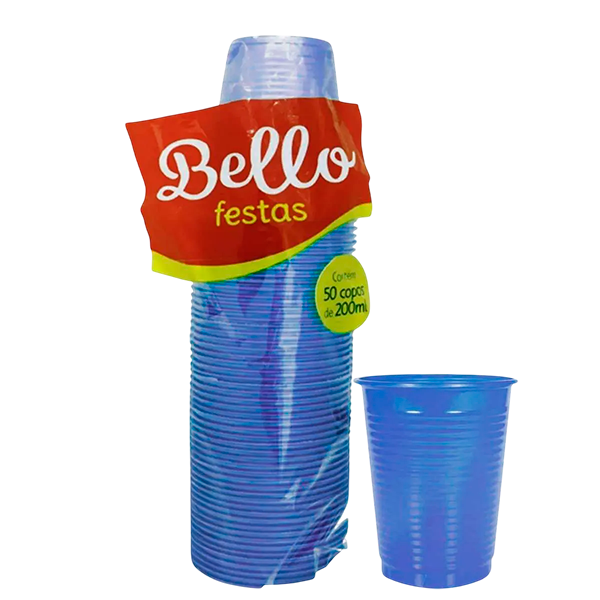 COPO BELLO FESTAS AZUL 50X200ML