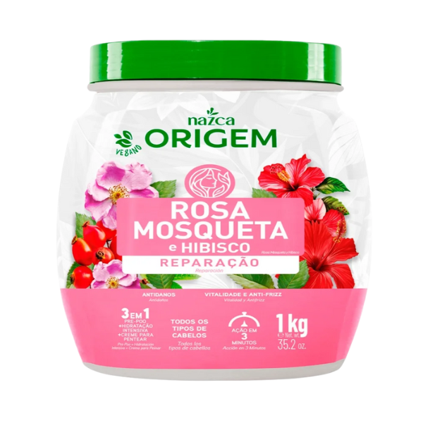 CR TRAT ORIGEM 3 EM 1 ROSA MOSQUETA 1KG