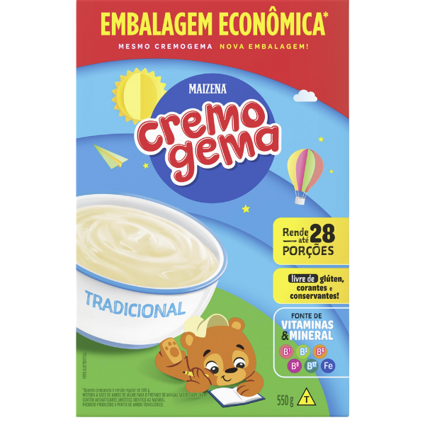 CREMOGEMA TRADICIONAL 550G