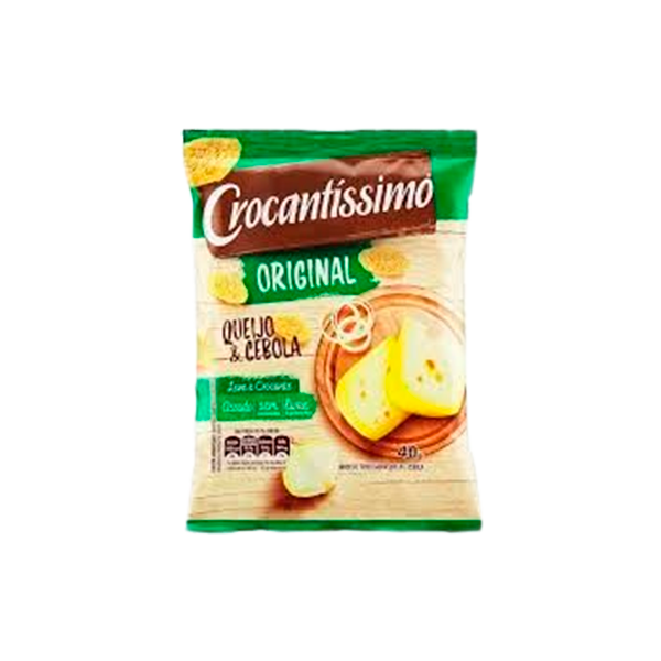 CROCANTISSIMO QUEIJO E CEBOLA 40G