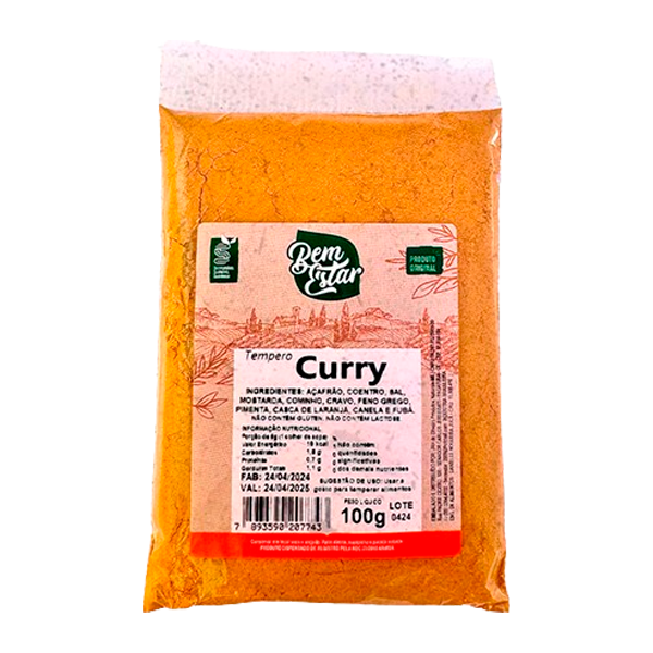 CURRY BEM ESTAR 100G