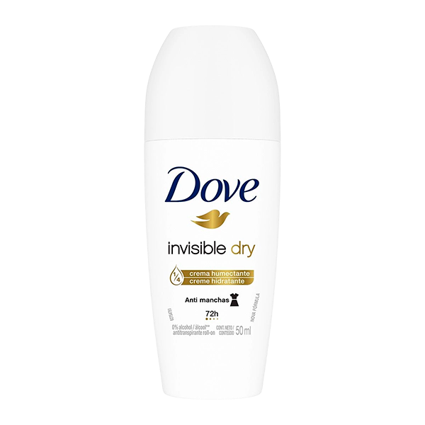 DES.DOVE ROLLON 72H INVISIBLE DRY 50ML