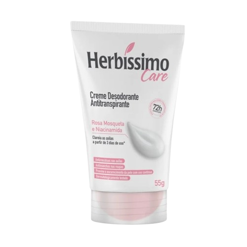 DES.HERBISSIMO CREME BISN 55G ROSA MOSQ