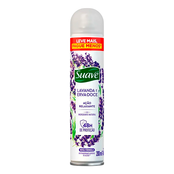DES.SUAVE AERO LAVANDA E ERVA DOCE 200ML