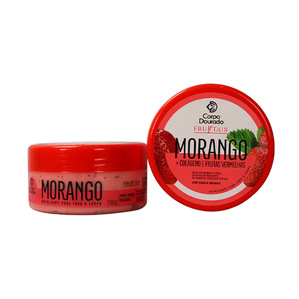 ESFOLIANTE CORP C.DOURADO 150G MORANGO