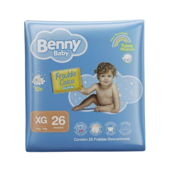 FRALDA DESC.BEN.BABY CALCA MEGA XG 26UN