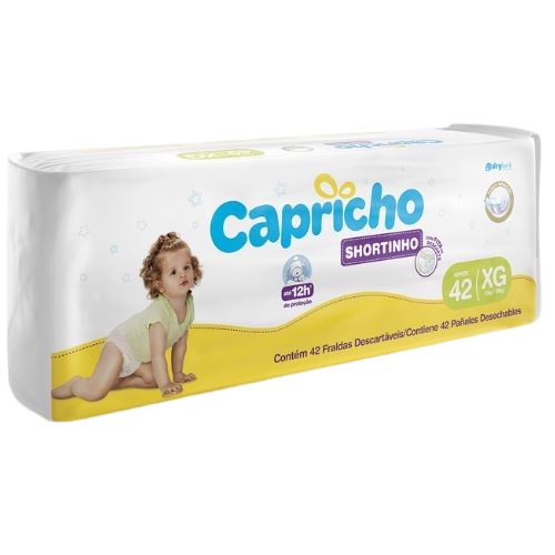 FRALDA DESC.CAPRICHO SHORT HIPER XG C/42
