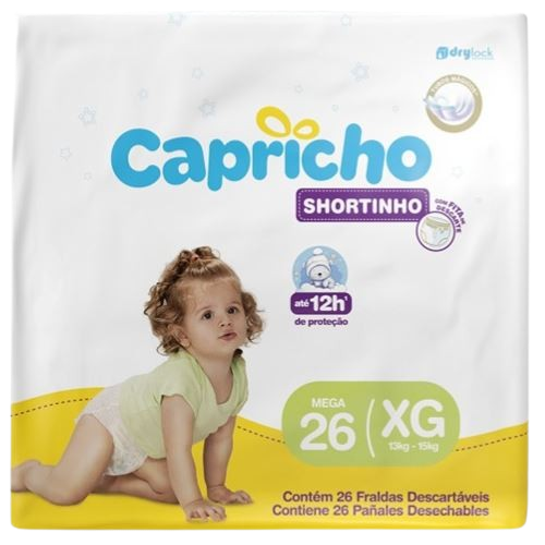 FRALDA DESC.CAPRICHO SHORT MEGA XG C/26