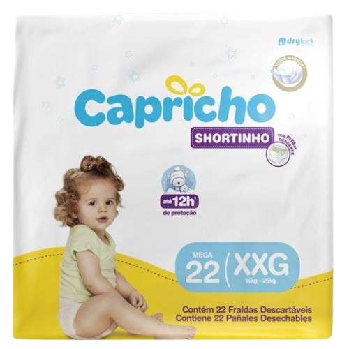FRALDA DESC.CAPRICHO SHORT MEGA XXG C/22