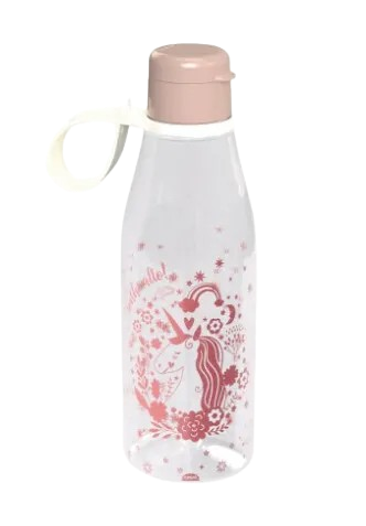 GARRAFA PLASUTIL 530ML A.FACIL UNICORNIO