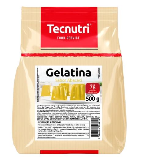 GELATINA TECNUTRI CEREJA 500G