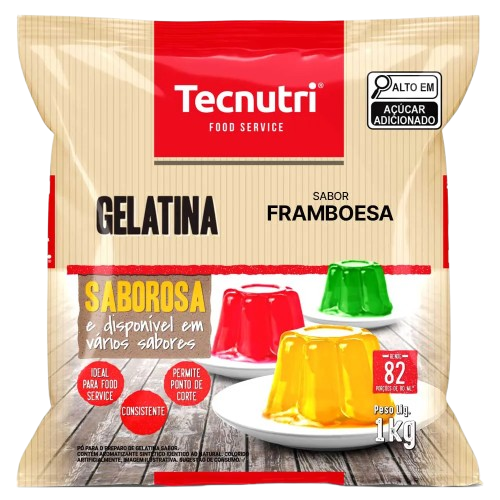 GELATINA TECNUTRI FRAMBOESA 1KG