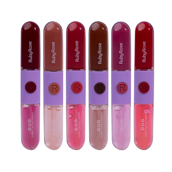 GLOSS+BATOM LIQ DUO MOOS RUBYROSE