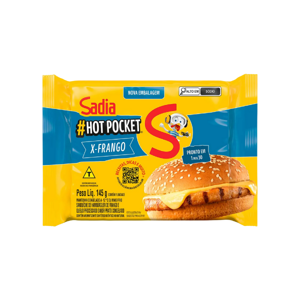 HOT POCKET SADIA X-FRANGO 145G