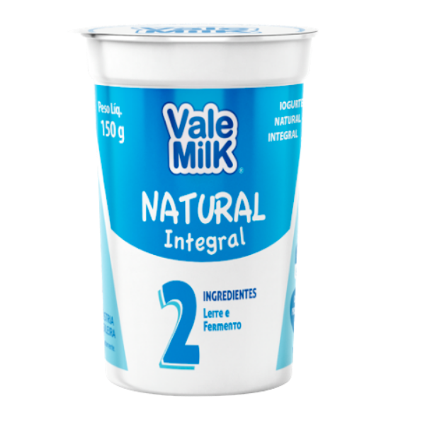 IOGURTE VALE MILK INT COPO 150G