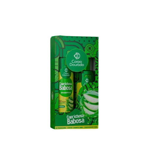 KIT C.DOURADO SH 300ML+COND 250ML BABOSA