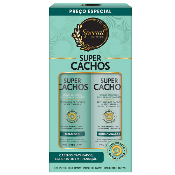 KIT FATTORE SH 300ML+COND 250ML CACHOS