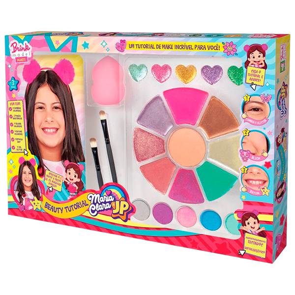 KIT MAQUIAGEM INFANTIL BEAUTY TUTORIAL