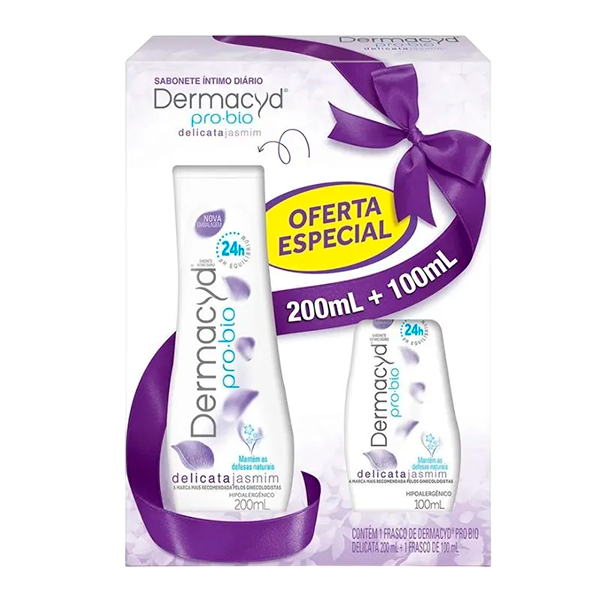 KIT SAB LIQ DERMACYD 200ML+100ML DELICA