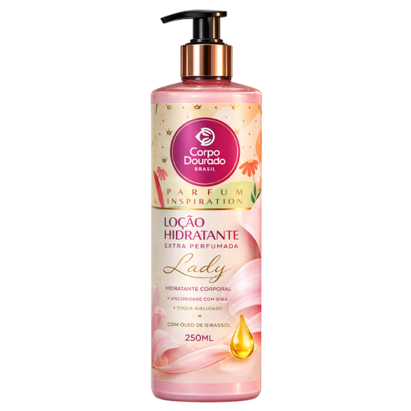 L. HIDRATANTE C. DOURADO LADY 250ML