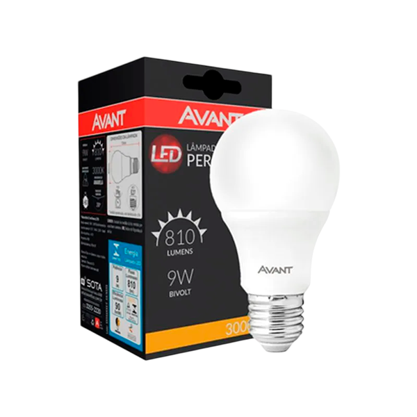 LAMPADA LED PERA AVANT 9W