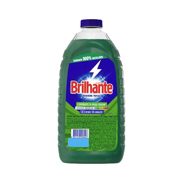 LAVA R.LIQ.BRILHANTE 1,8L HIGIENE TOTAL