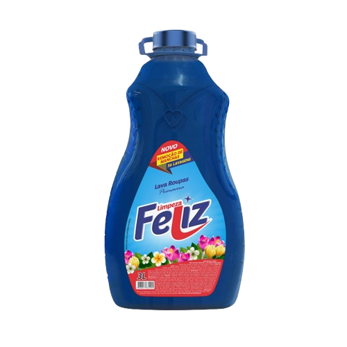LAVA R.LIQ.LIMPEZA FELIZ 3L AZUL