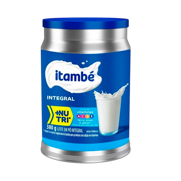 LEITE EM PO ITAMBE LATA INTEGRAL 380G