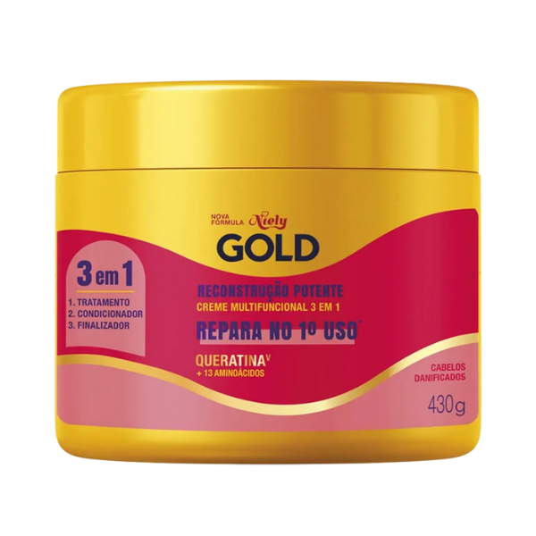 MASC CONC NIELY GOLD QUERATINA 430G