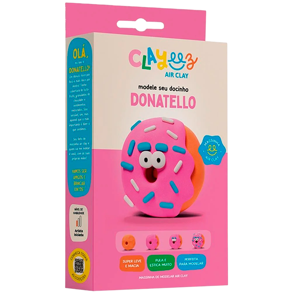 MASSA MODELAR CLAYEEZ 38G DOCINHO