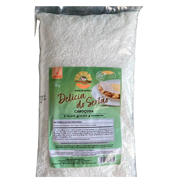 MASSA P/ TAPIOCA D.SERTAO CAROCUDA 1KG