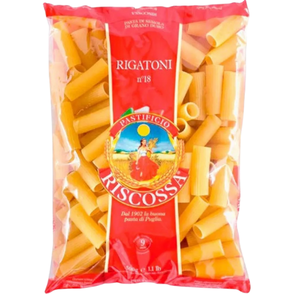 MASSA RISCOSSA RIGATONI 500G