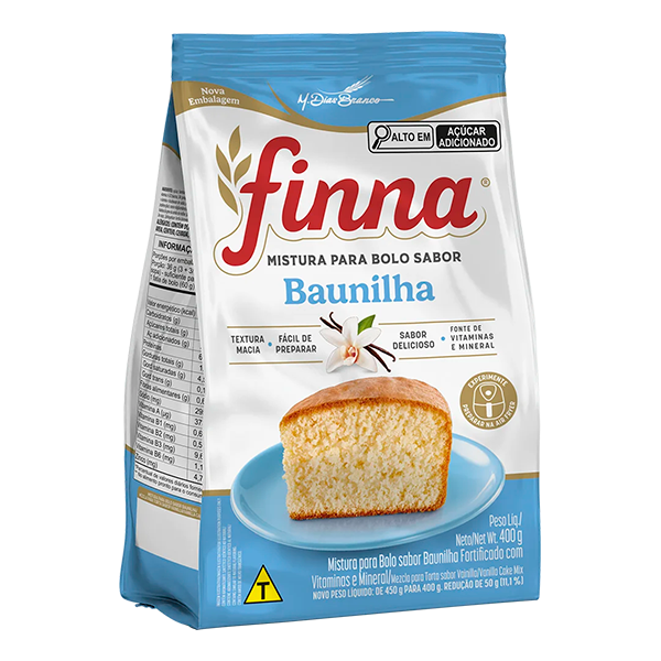MIST P/BOLO FINNA BAUNILHA 400G