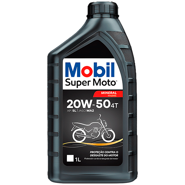OLEO LUBRIF.MOBIL SUPER MOTO 4T 20W50 1L