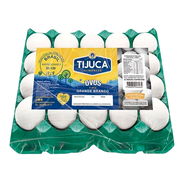 OVO BRANCO TIJUCA GRANDE C/12