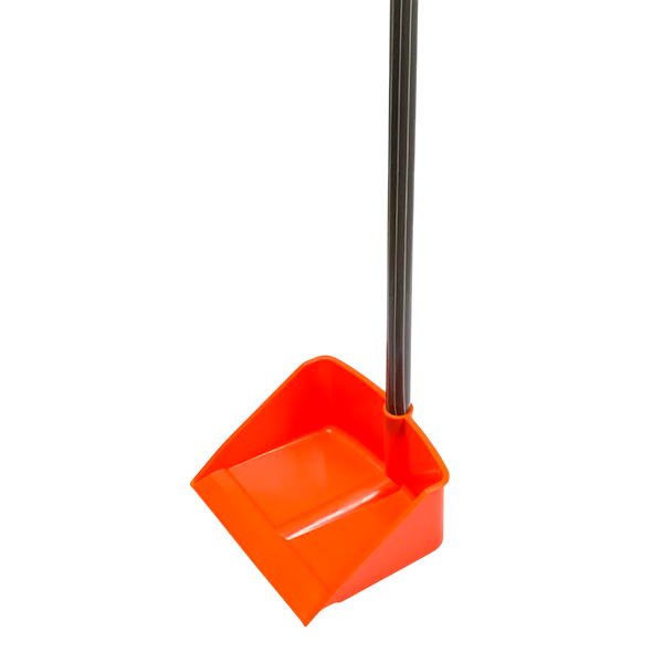 PA P/LIXO CRISTAL PLASTICO C/CABO