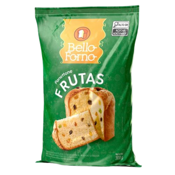 PANETTONE BELLO FORN C/FRUTAS 300G