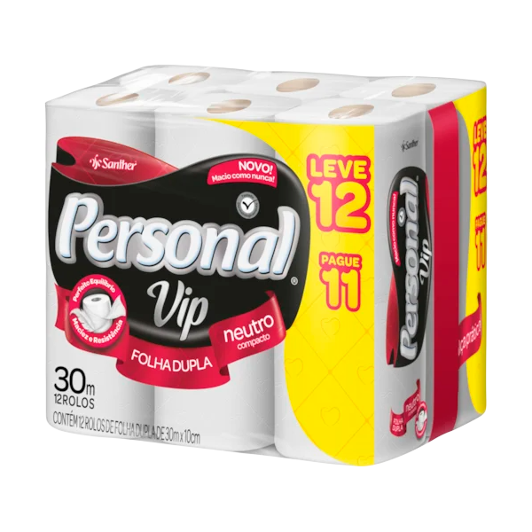 PAPEL HIG.PERSONAL VIP F.DU LAV 30MX10CM