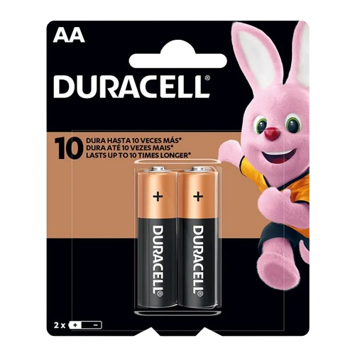 PILHA DURACELL ALCALINA PEQ. AA C/02